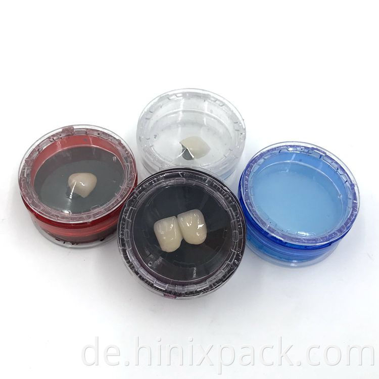 1.5" Clear Plastic Round Packaging Boxes Membrane Boxes